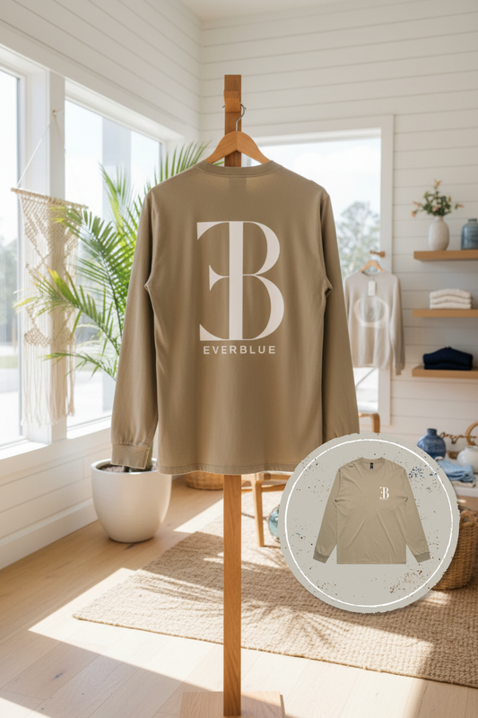 Everblue Men’s Luxe Emblem Shirt – Elevated Coastal Style