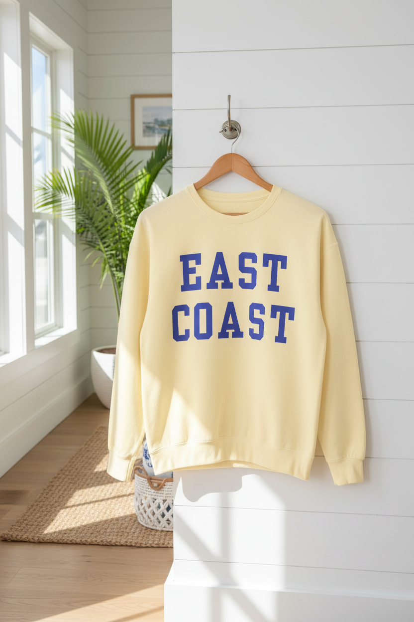 East Coast Crewneck – Coastal Comfort