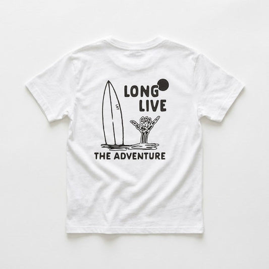 LONG LIVE THE ADVENTURE TEE - WHITE