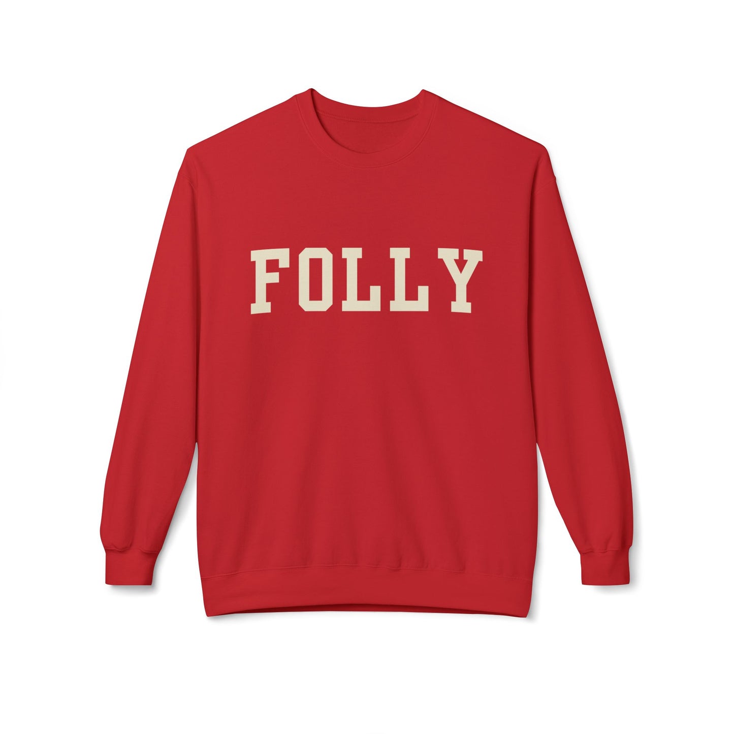 Coastal Collegiate Comfort: The Softstyle Folly Crewneck