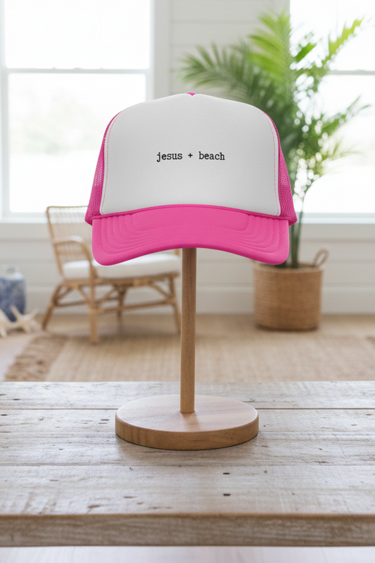 Jesus Saves Trucker Cap | Faith-Based Headwear