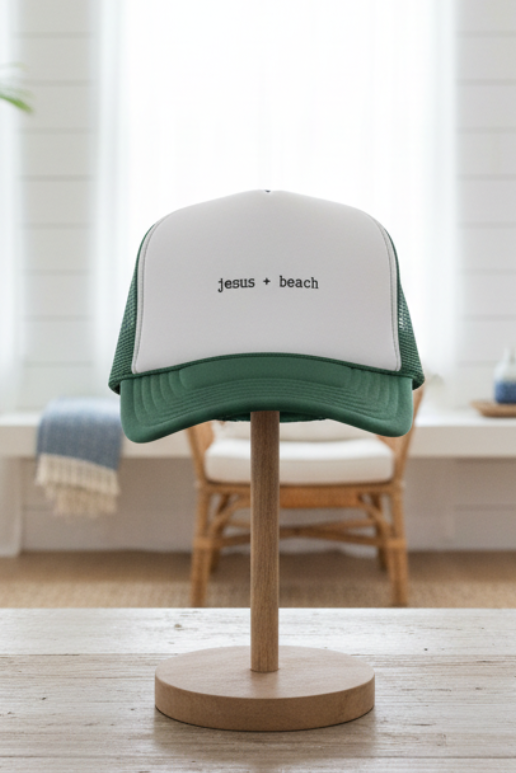 Jesus Saves Trucker Cap | Faith-Based Headwear