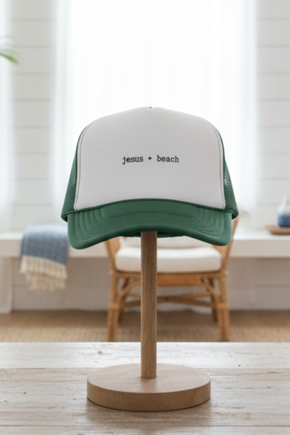 Jesus Saves Trucker Cap | Faith-Based Headwear