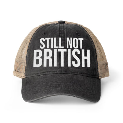 Still Not British - Women's Washed Mesh-Back Cap