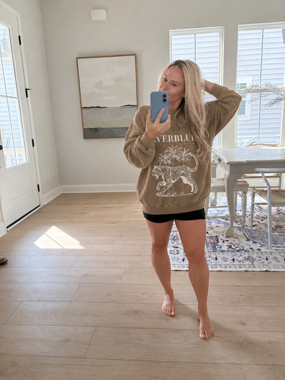 Vintage Leopard Graphic Crewneck