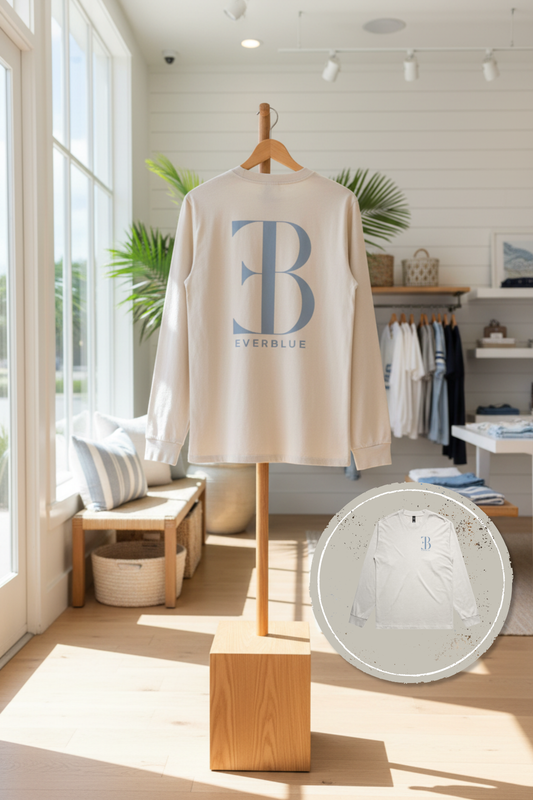 Everblue Men’s Luxe Emblem Shirt – Elevated Coastal Style
