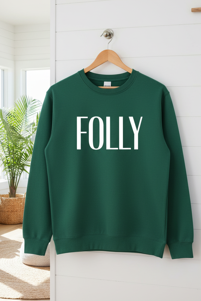 Preppy Folly Crewneck – Coastal Pullover