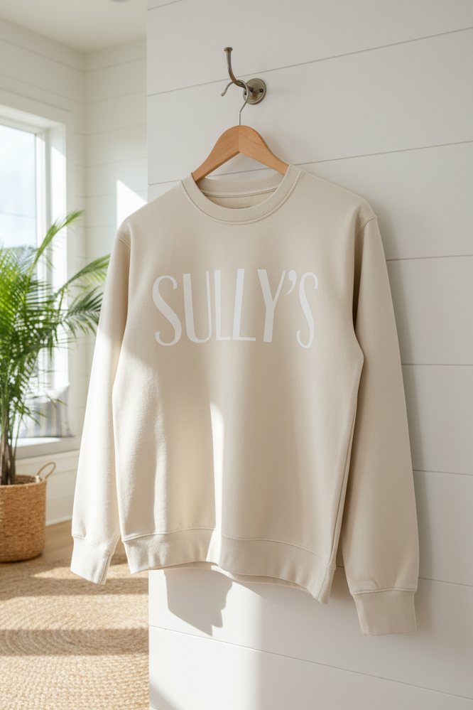 Preppy Sullivans Island Crewneck Sweatshirt - Coastal Pullover