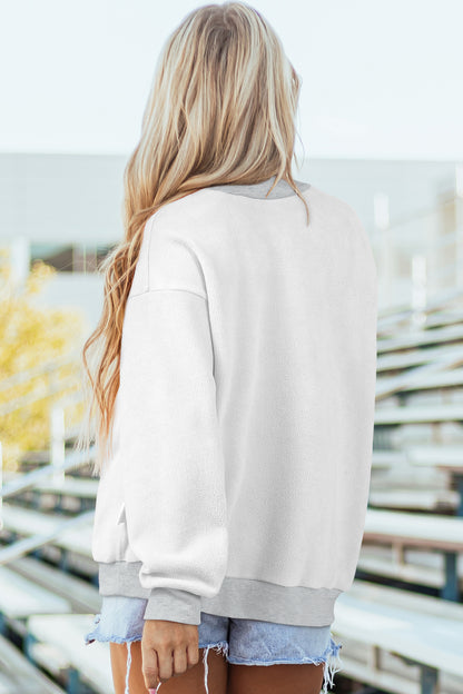 Reversible Mockneck Sweatshirt