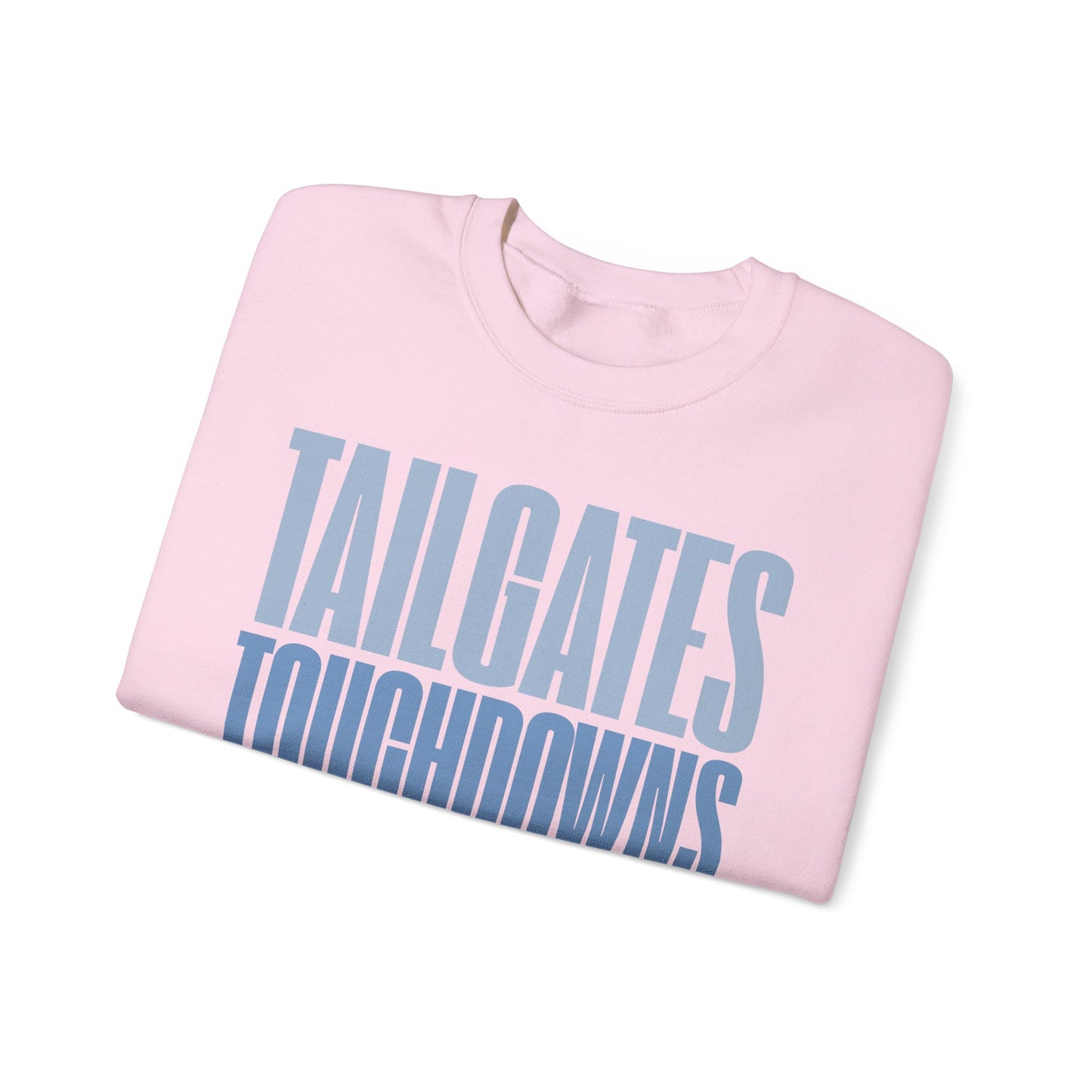Tailgates, Touchdowns & Tanlines Crewneck – Gameday Shirt for Women – Southern Football Apparel