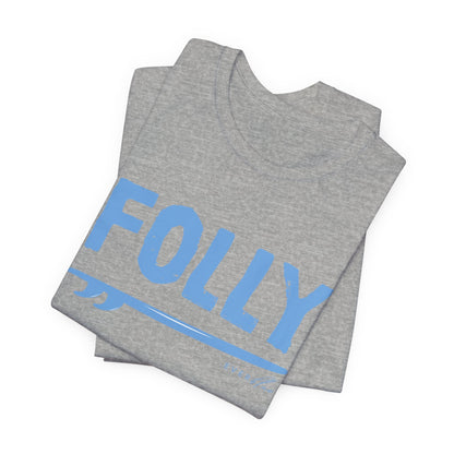 Folly Surf Graphic Tee — Coastal Blue Short Sleeve Shirt