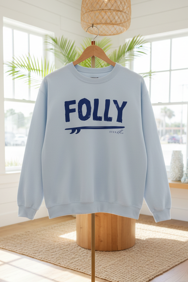 Folly Casual Crewneck Sweatshirt