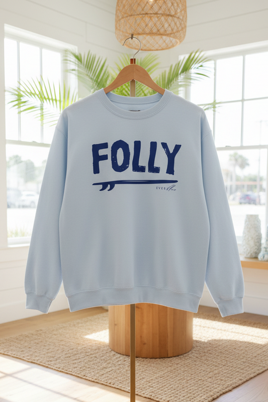 Folly Casual Crewneck Sweatshirt
