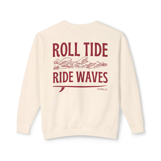 Roll Tide, Ride Waves Crewneck – University of Alabama Gameday Edition