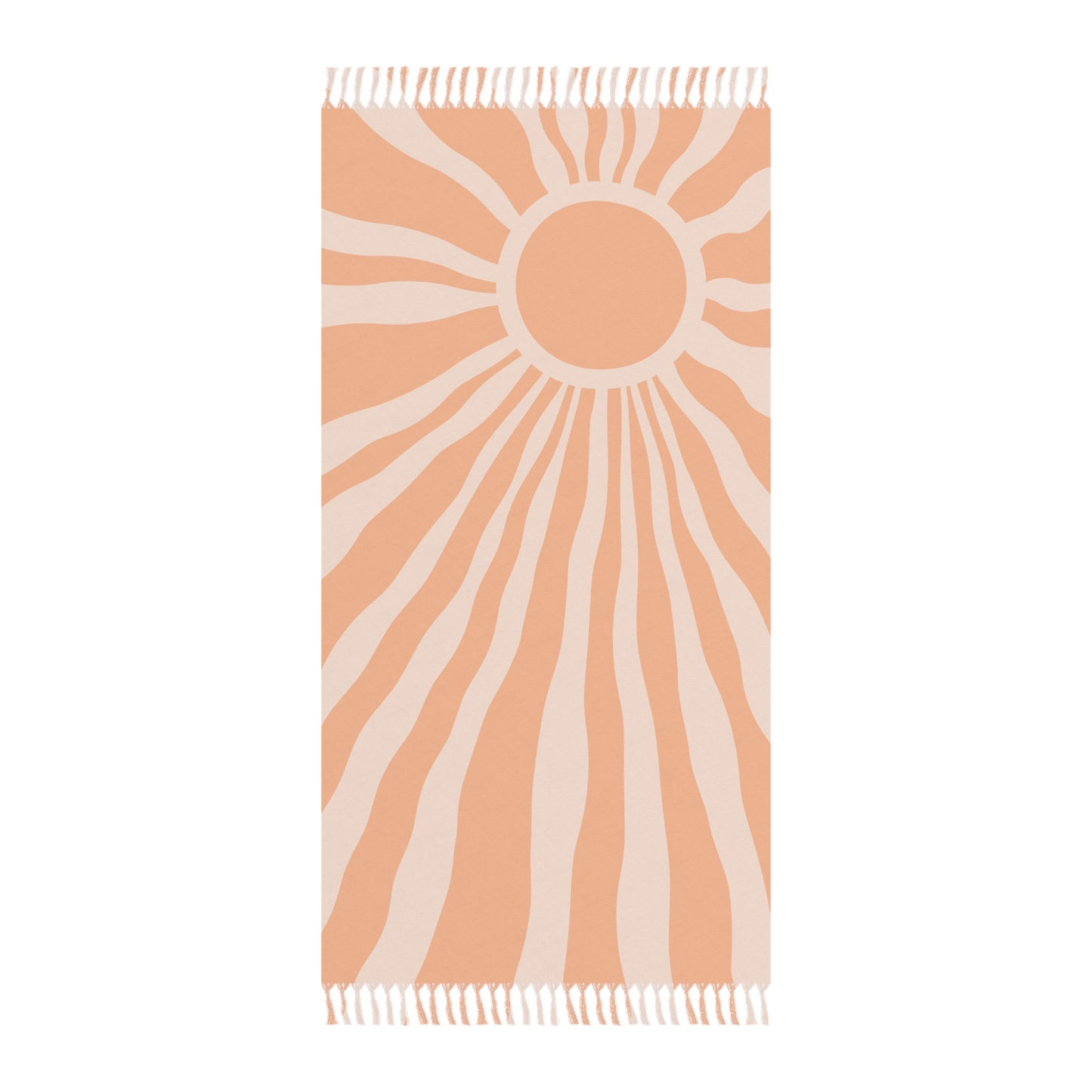 Boho Beach Boulder Cloth - Vintage Rays Design
