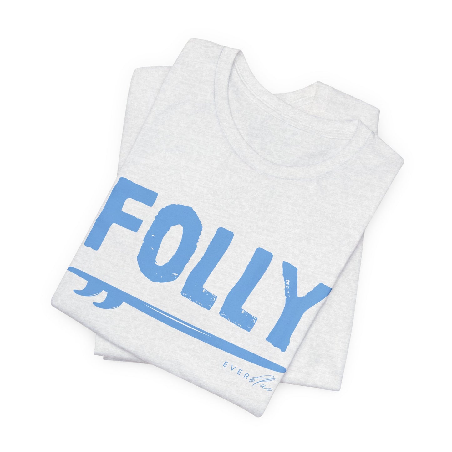 Folly Surf Graphic Tee — Coastal Blue Short Sleeve Shirt