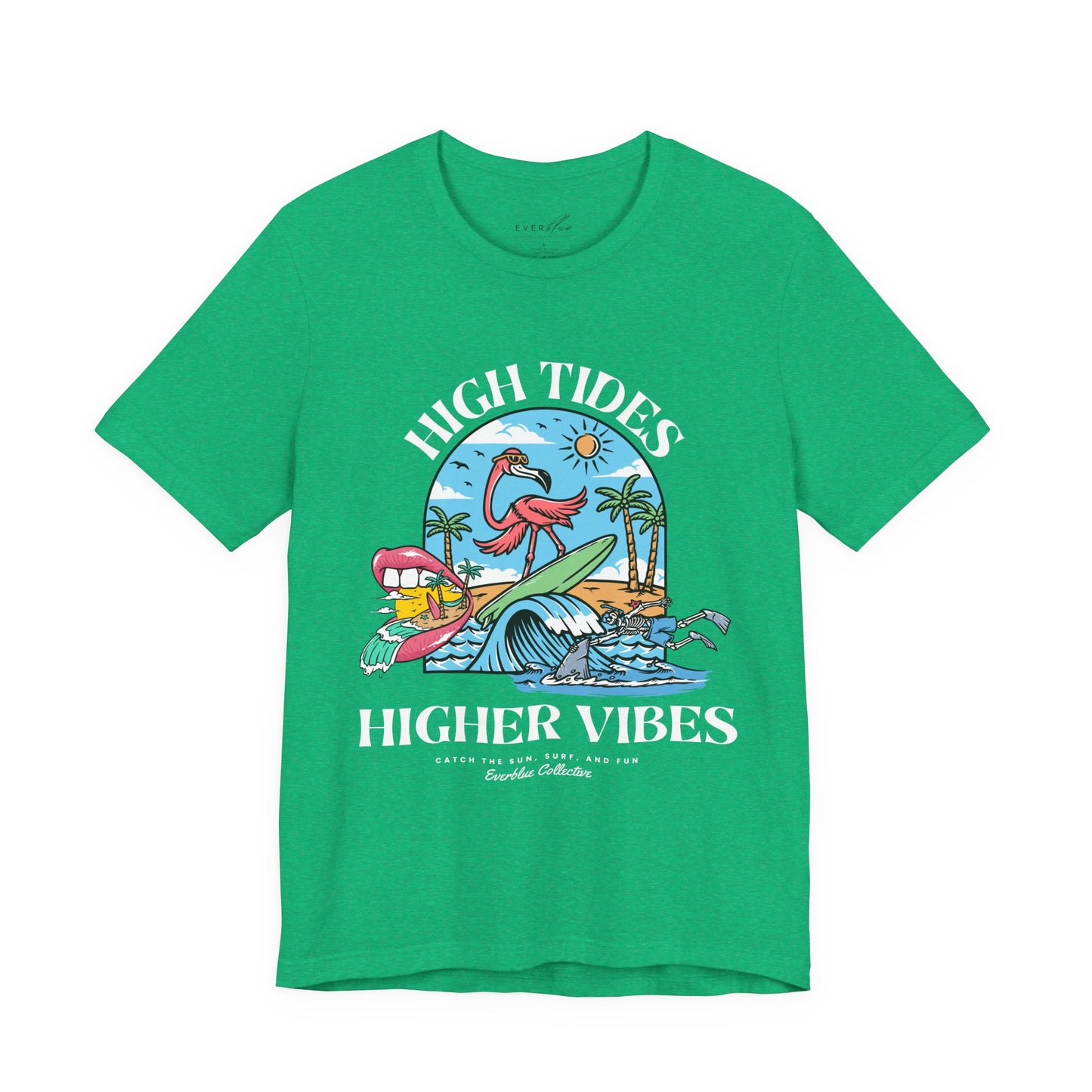 High Tide, Higher Vibes Coastal Tee