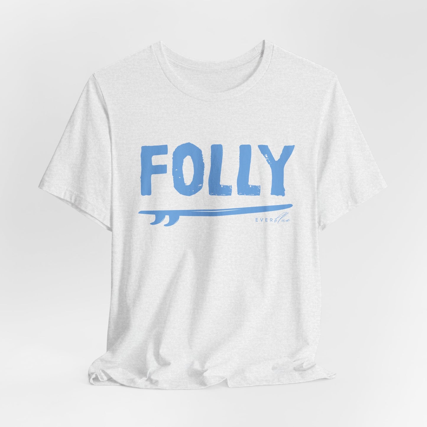 Folly Surf Graphic Tee — Coastal Blue Short Sleeve Shirt