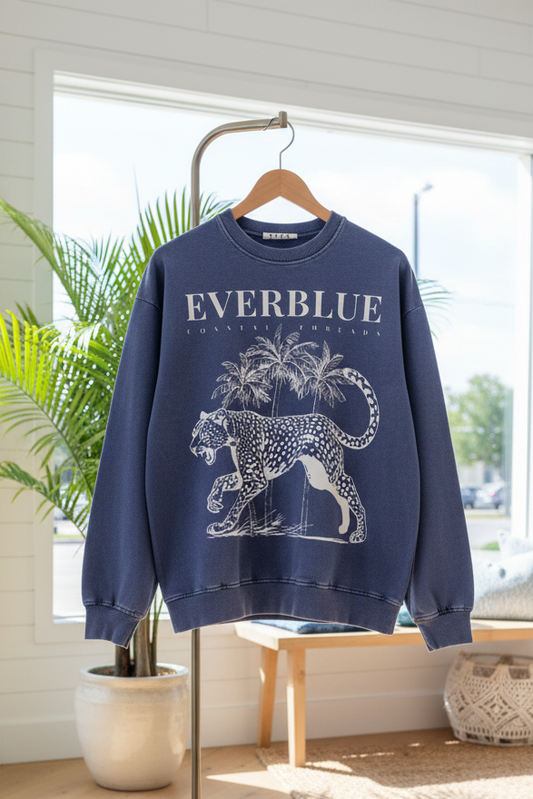 Vintage Leopard Graphic Crewneck