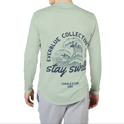 🌊 Stay Swell Surf Shirt – Men’s SPF 50+ Long Sleeve