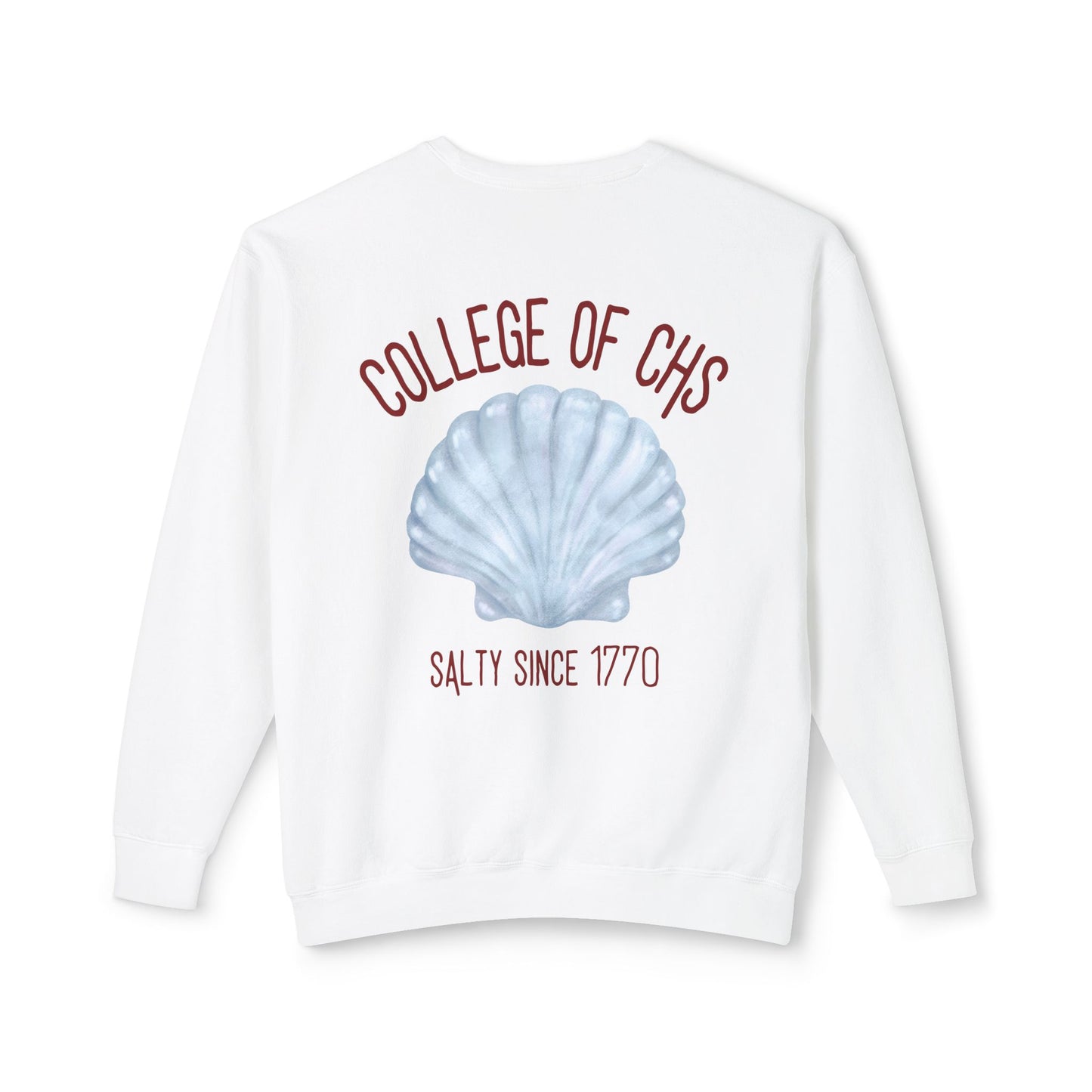 College of CHS Seashell Sweatshirt – Coastal Coquette Edition