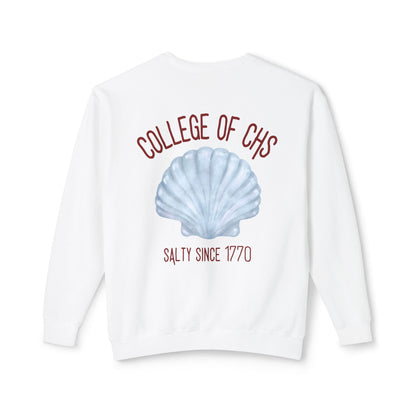 College of CHS Seashell Sweatshirt – Coastal Coquette Edition
