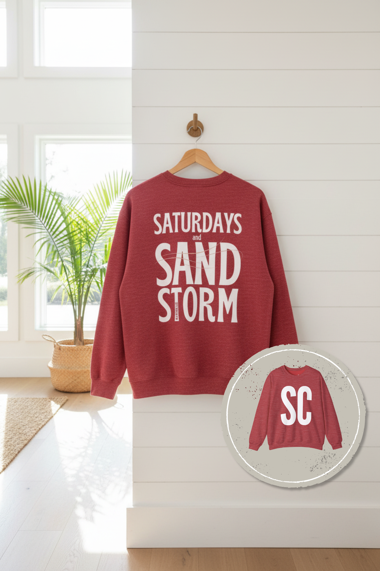 Saturdays and Sandstorm Tee – University of South Carolina Gameday Edition