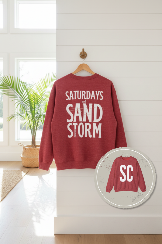 Saturdays and Sandstorm Tee – University of South Carolina Gameday Edition