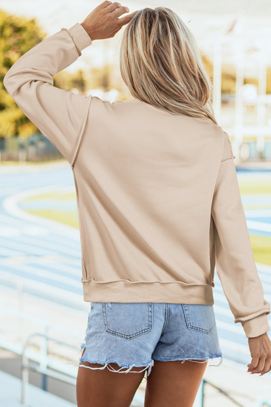 Reversible Mockneck Sweatshirt