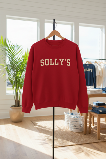 Coastal Collegiate Comfort: The Softstyle Sully's Crewneck