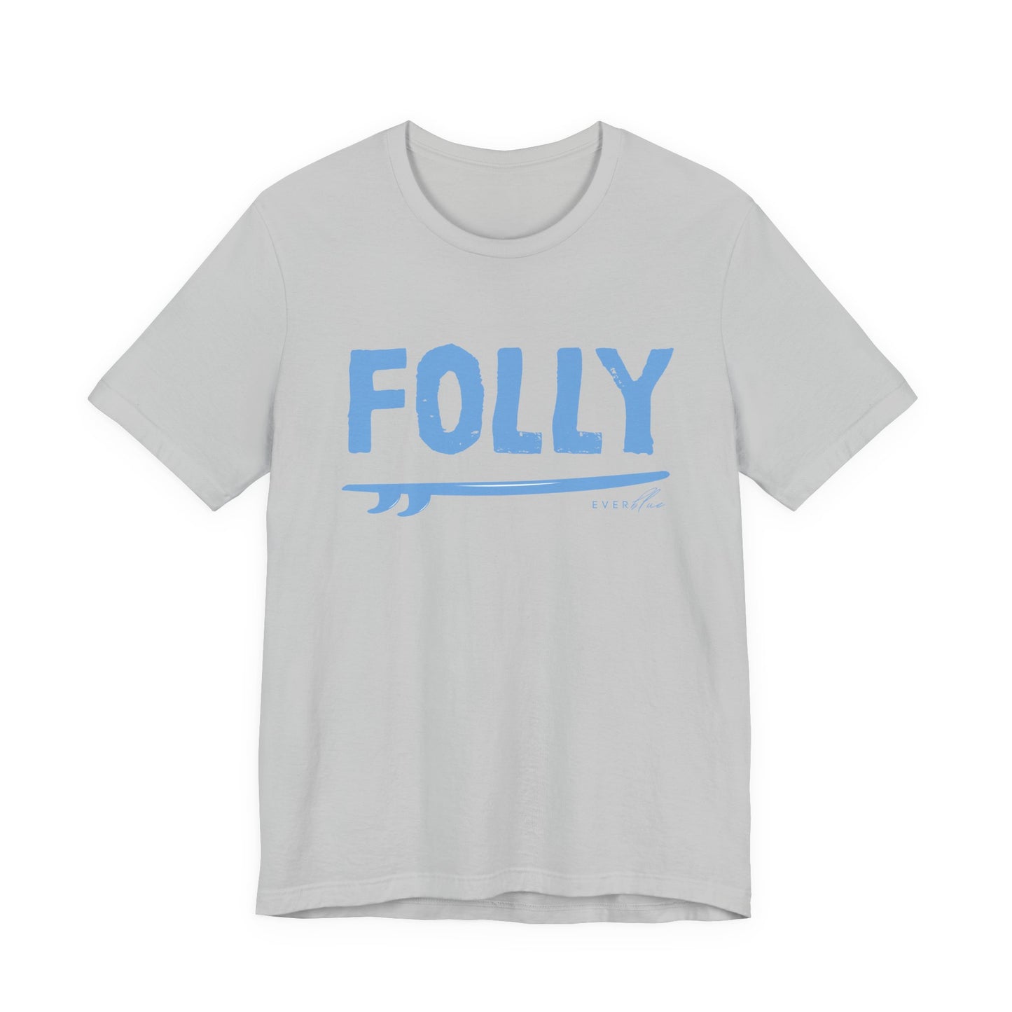 Folly Surf Graphic Tee — Coastal Blue Short Sleeve Shirt