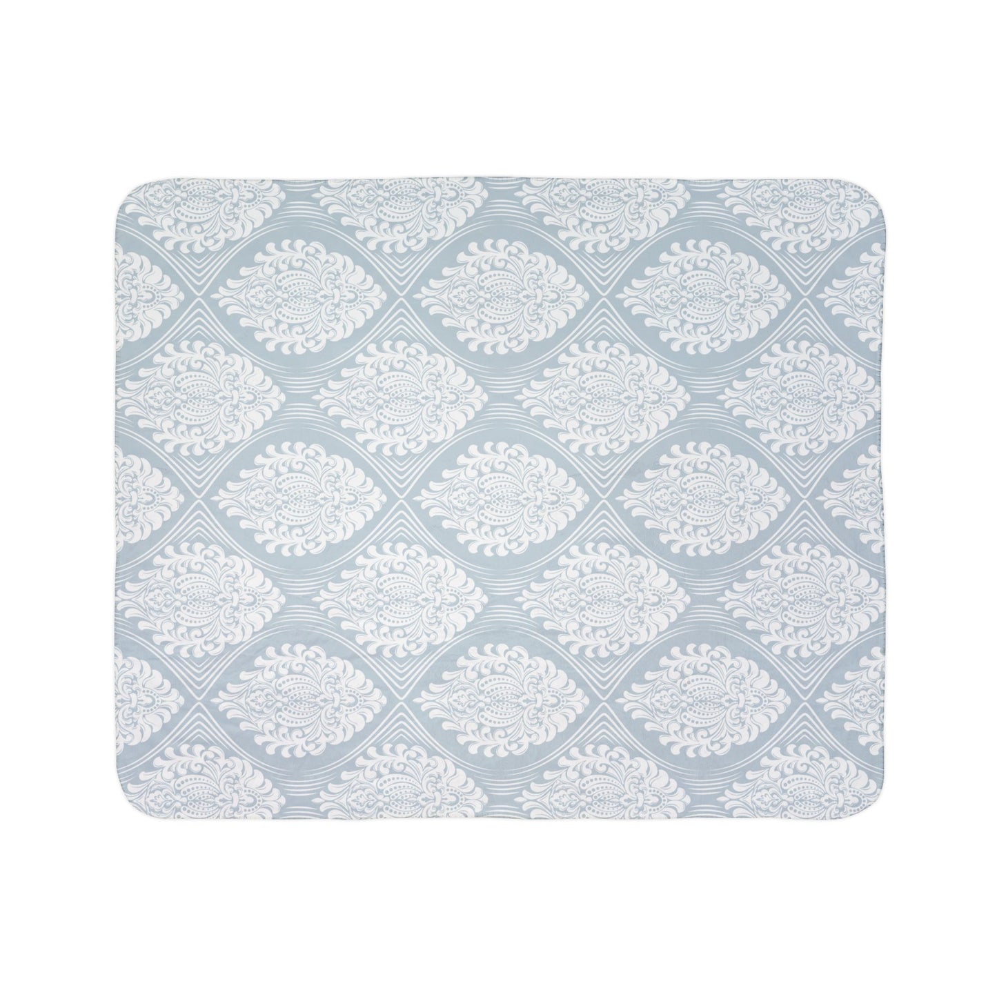 Harbor Damask Blanket – Luxe Throw