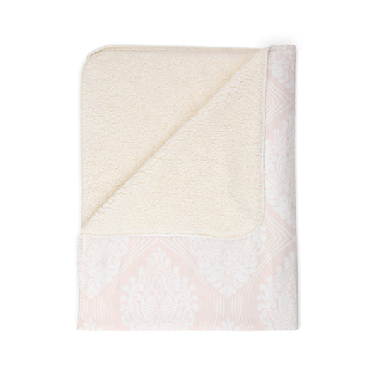 Rose Damask Blanket – Luxe Throw