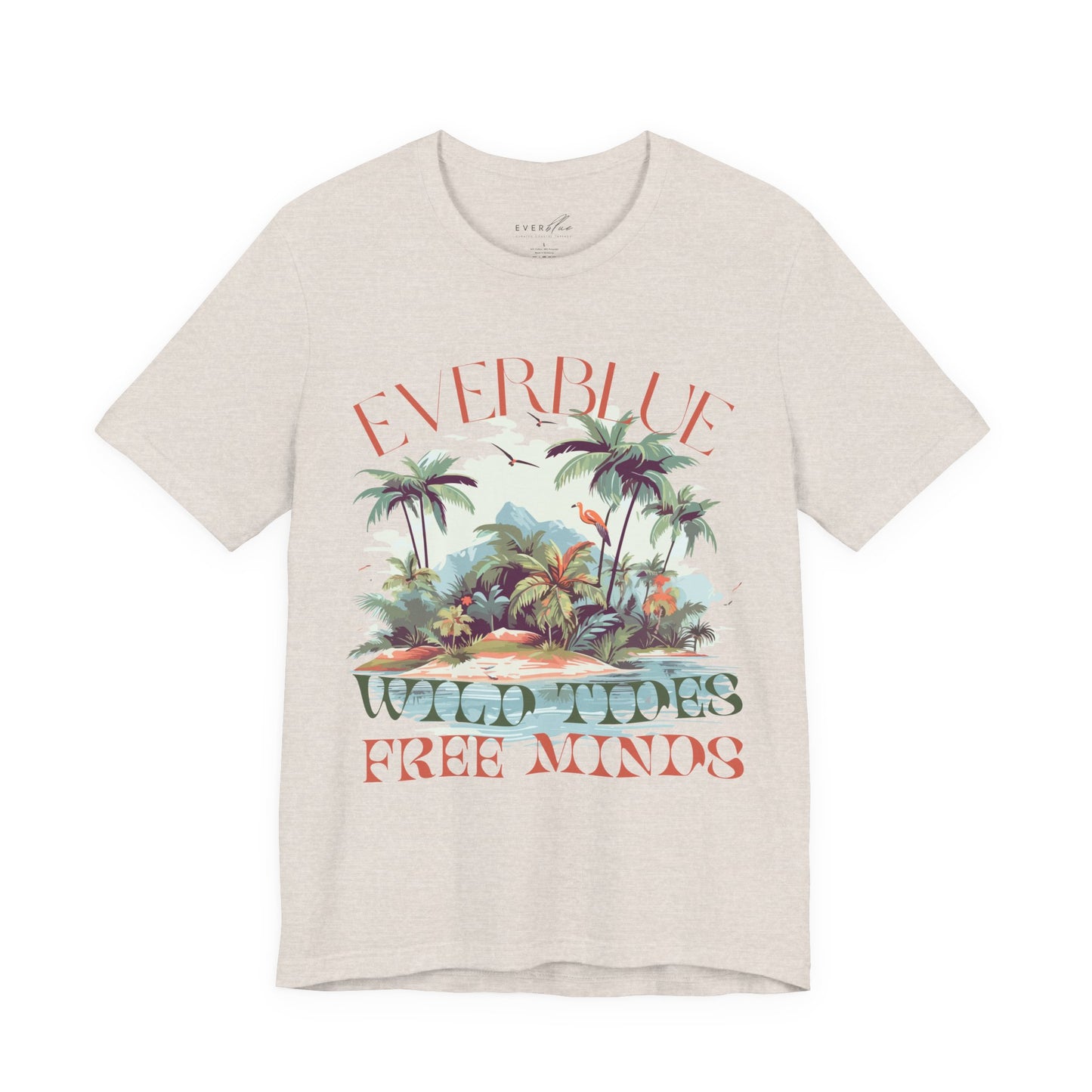 Wild Tides, Free Minds Coastal Tee