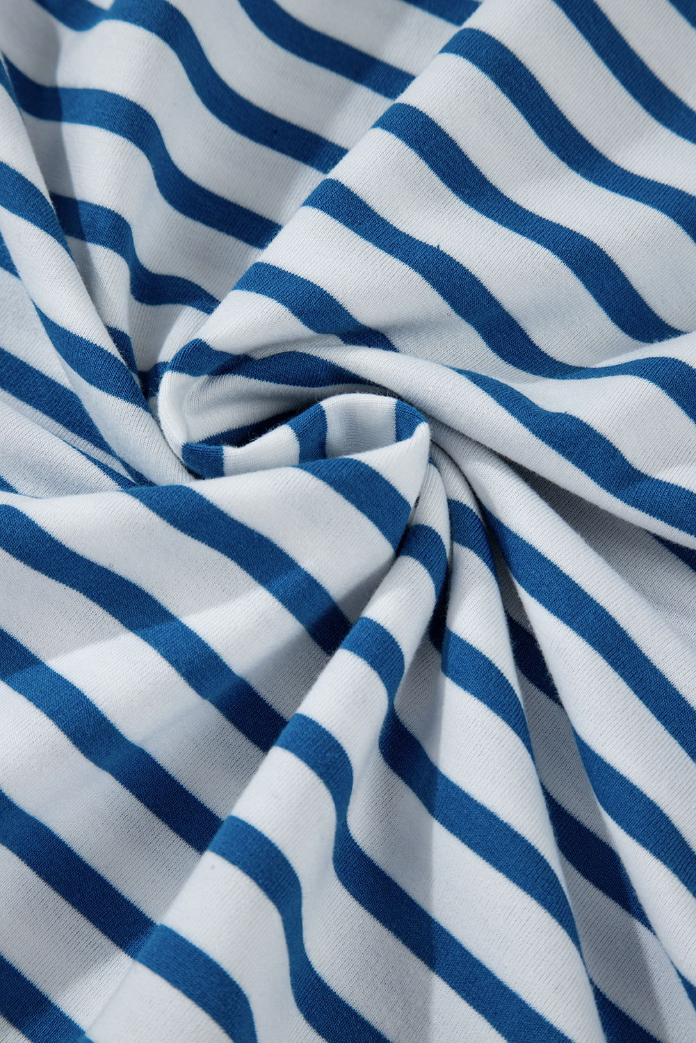 Stripe Colorblock Crewneck