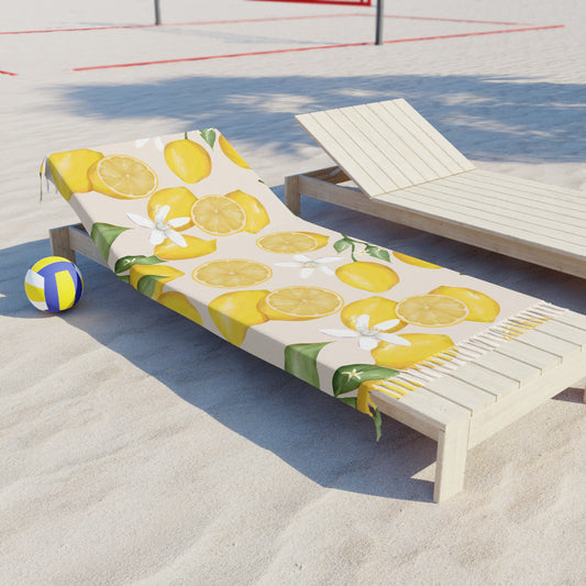 Boho Beach Boulder Cloth - Lemon Jasmine Design