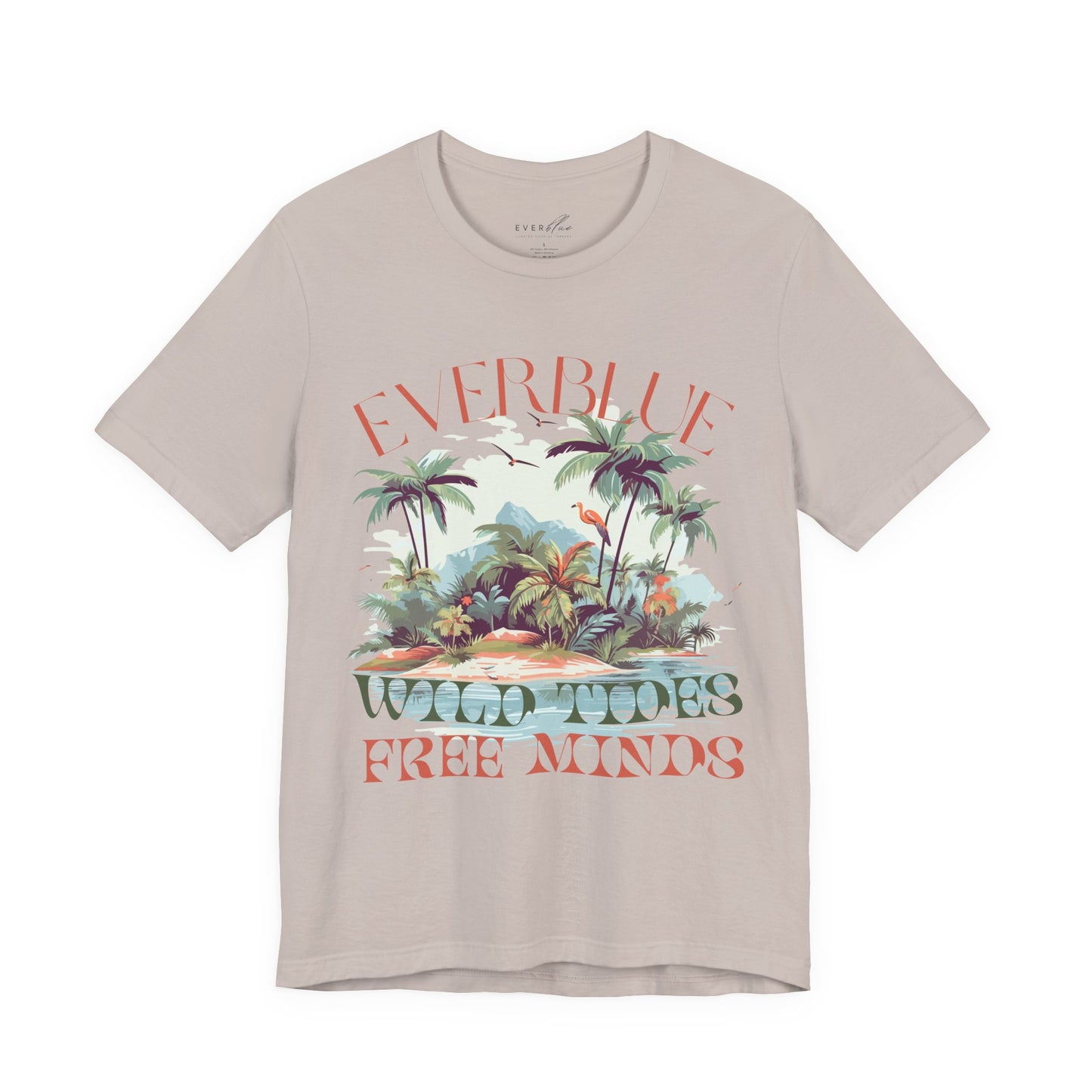 Wild Tides, Free Minds Coastal Tee