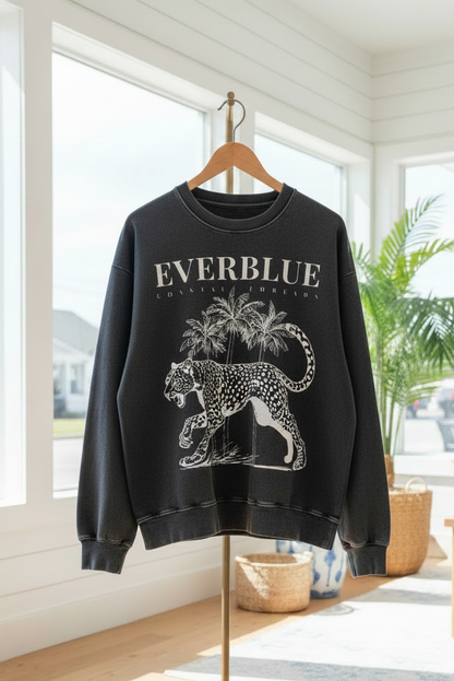 Vintage Leopard Graphic Crewneck