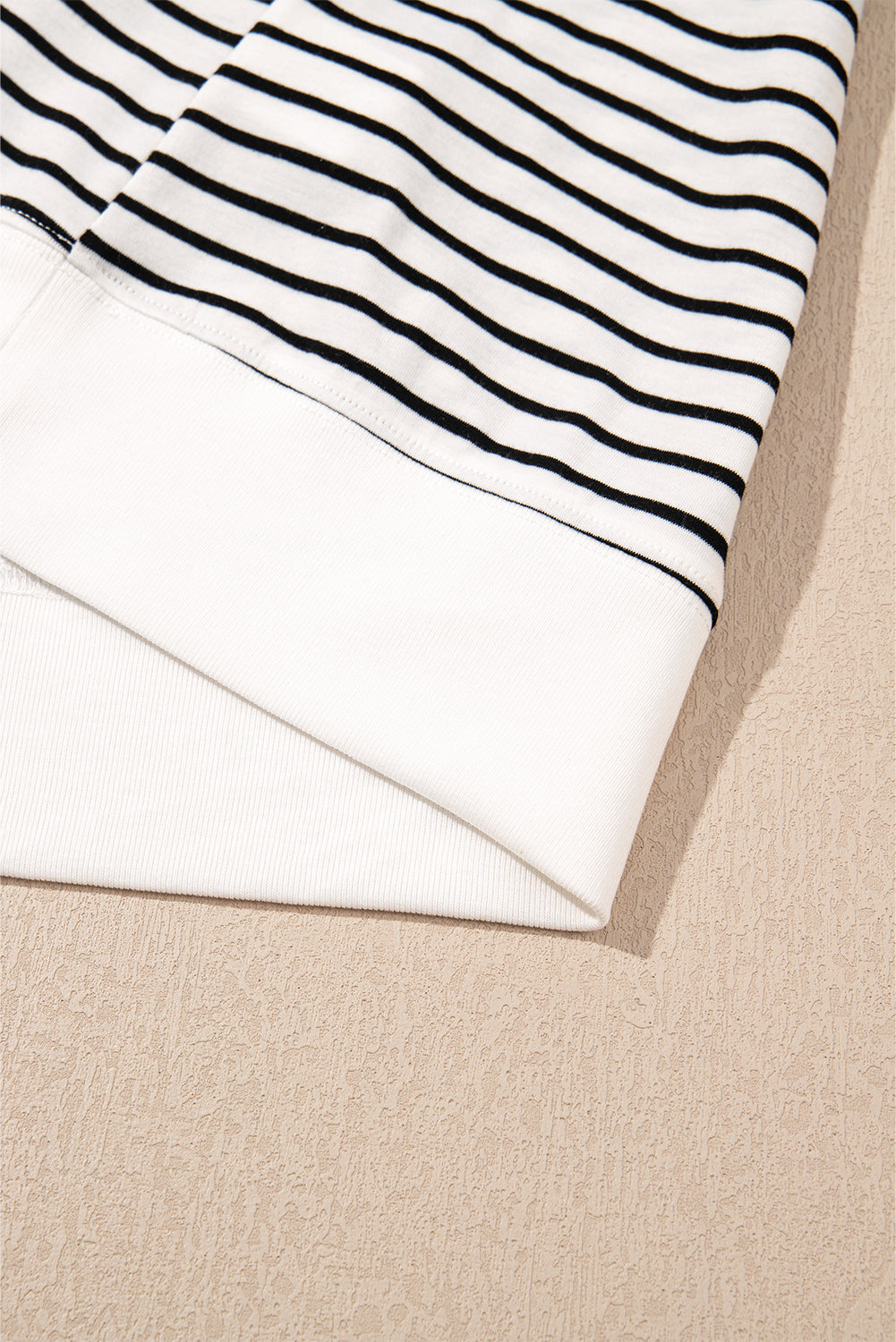 Black & White Striped Two-Piece Set