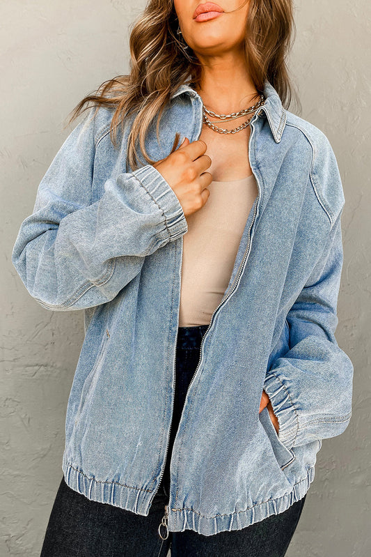 Myosotis Vintage Denim Jacket – Charleston Coastal Style