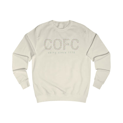 COFC Floral Crewneck – College of Charleston “Salty Since 1770” Edition
