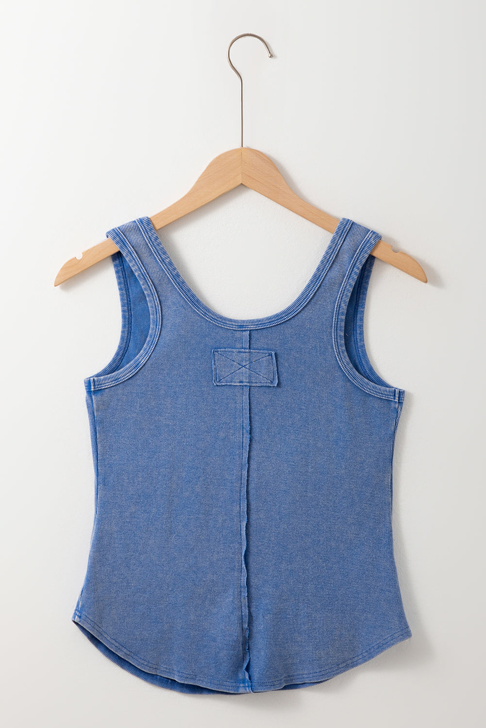 Sky Blue Notch Neck Tank – Vintage Coastal Staple