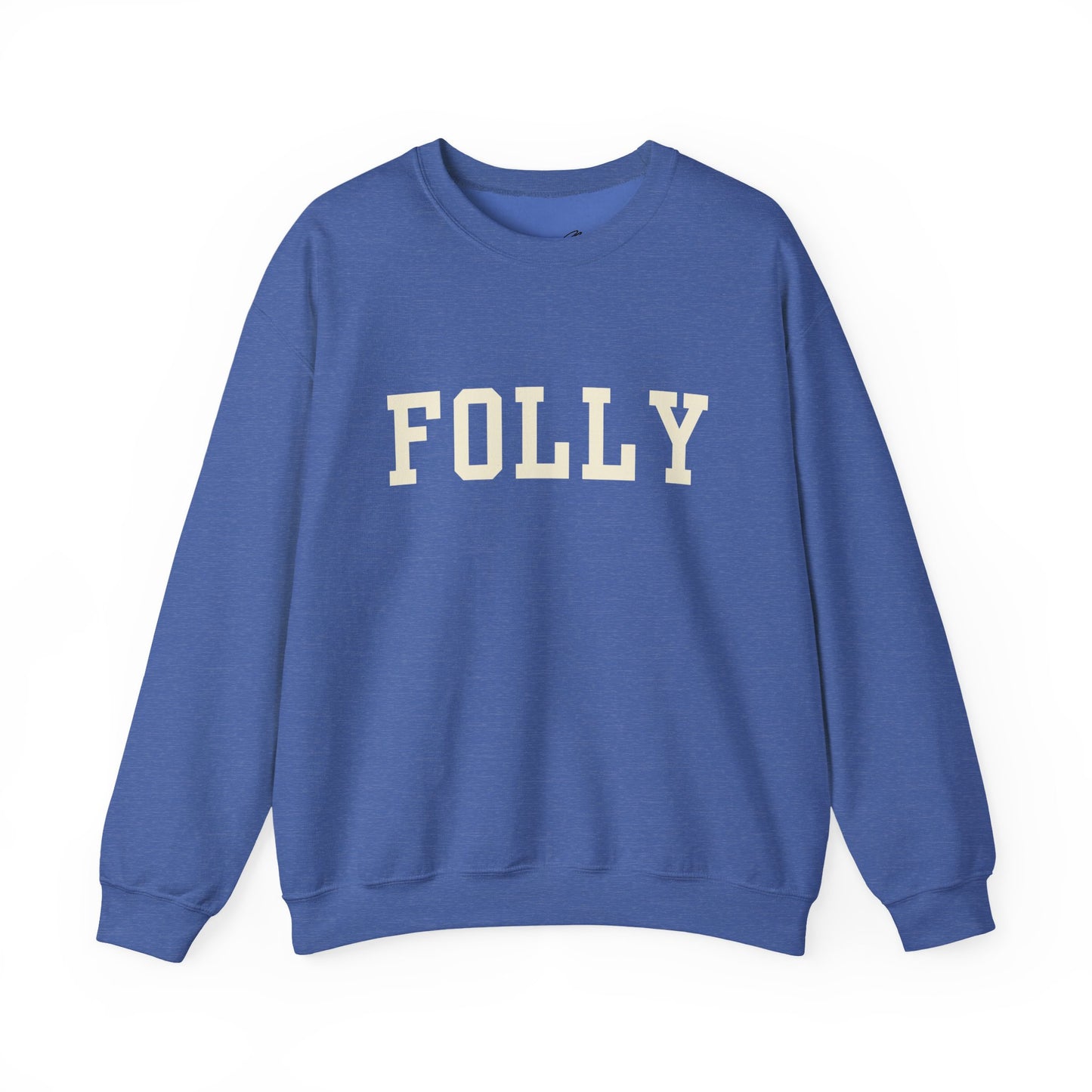 Coastal Collegiate Comfort: The Softstyle Folly Crewneck