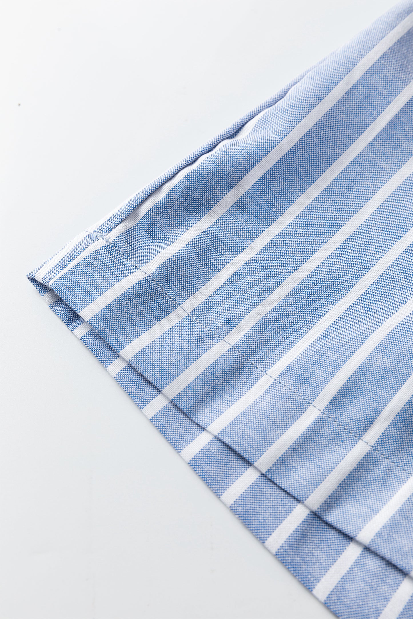 Sky Blue Stripe Coastal Button Pant