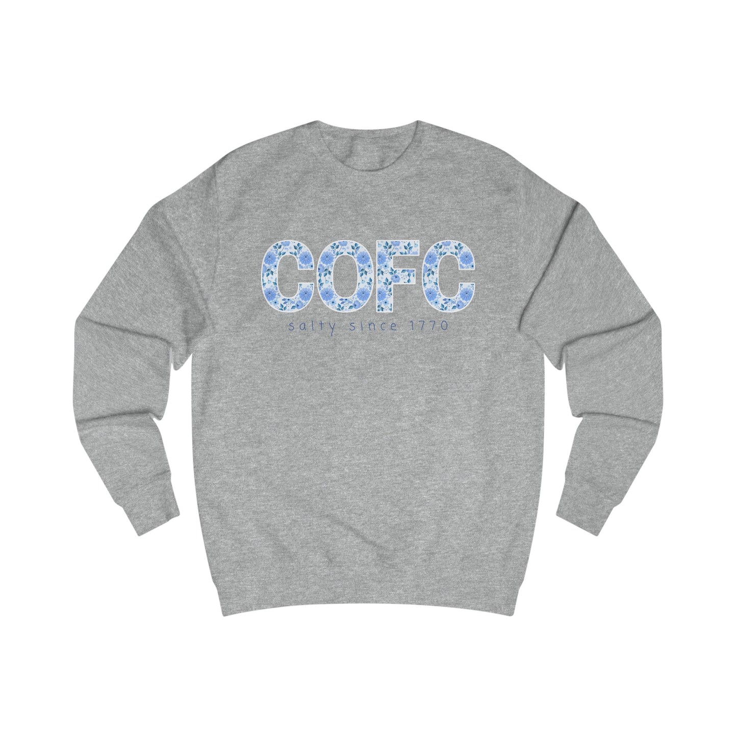 COFC Floral Crewneck – College of Charleston “Salty Since 1770” Edition