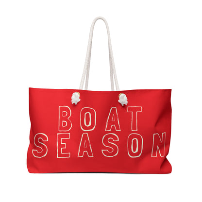 “Boat Season” Weekender Tote