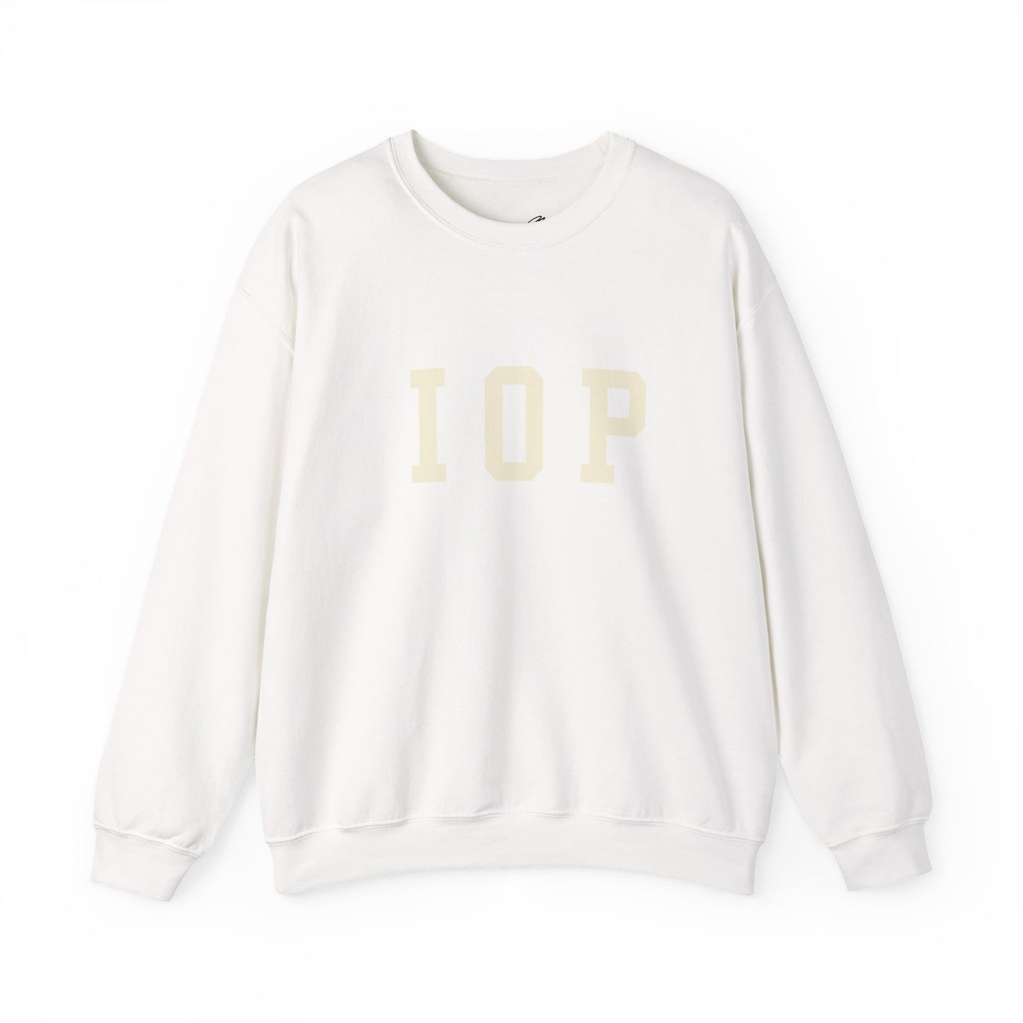 Coastal Collegiate Comfort: The Softstyle IOP Crewneck