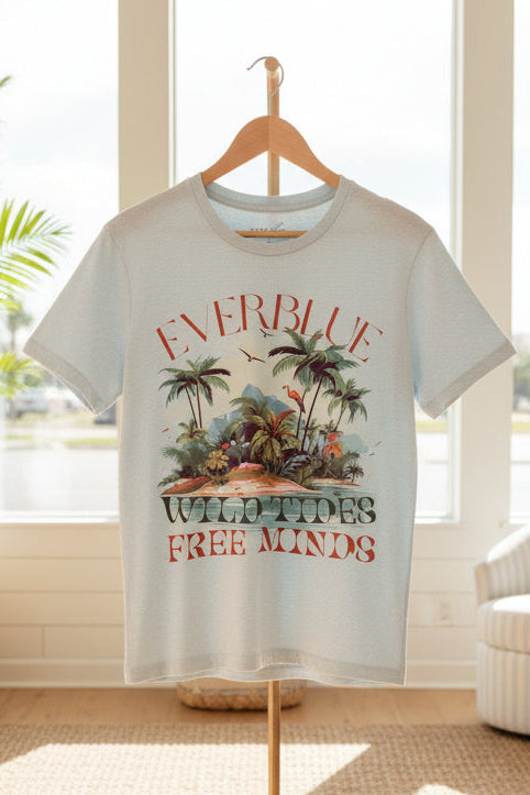 Wild Tides, Free Minds Coastal Tee