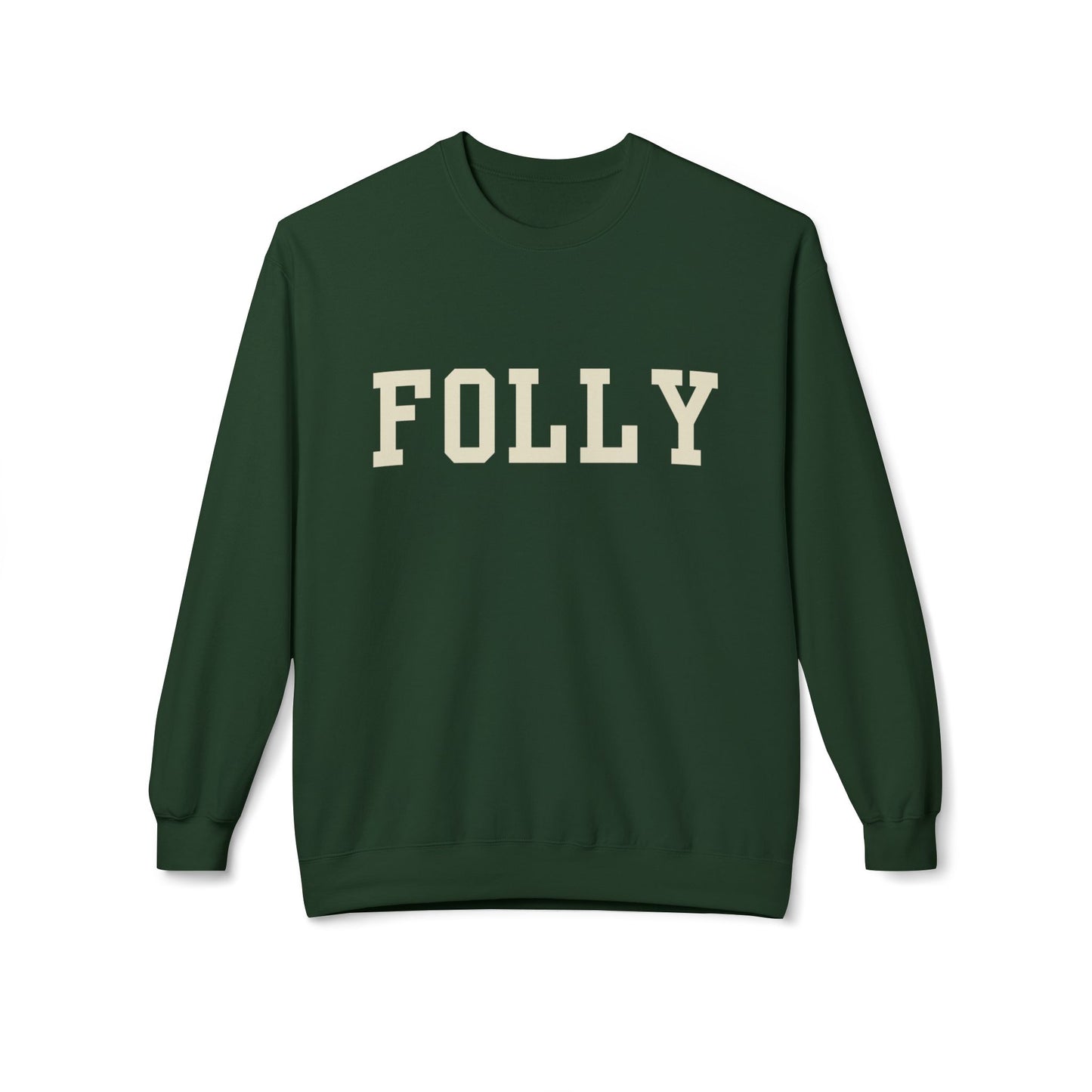 Coastal Collegiate Comfort: The Softstyle Folly Crewneck