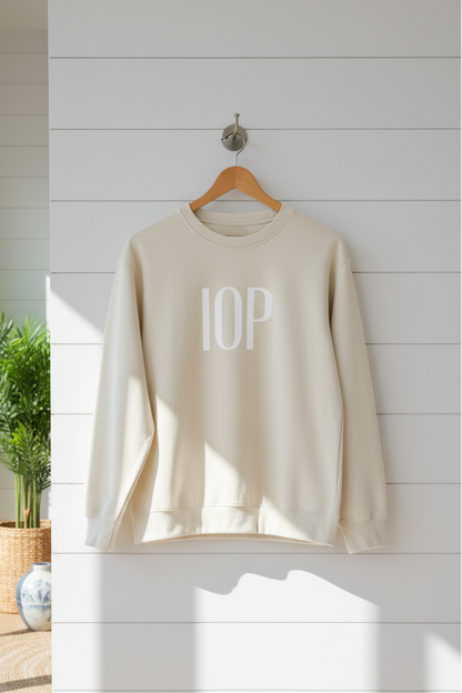 Preppy IOP Crewneck - Coastal Pullover